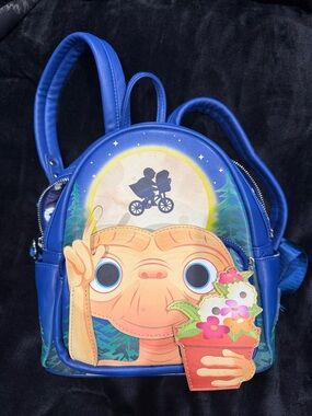 Loungefly Blue E.T. Forest Mini Backpack